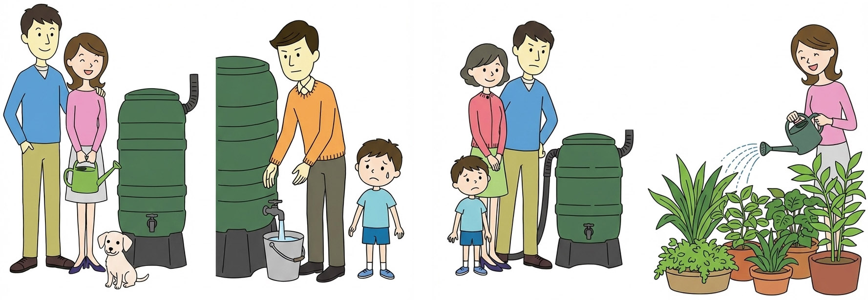 雨水タンクの利用