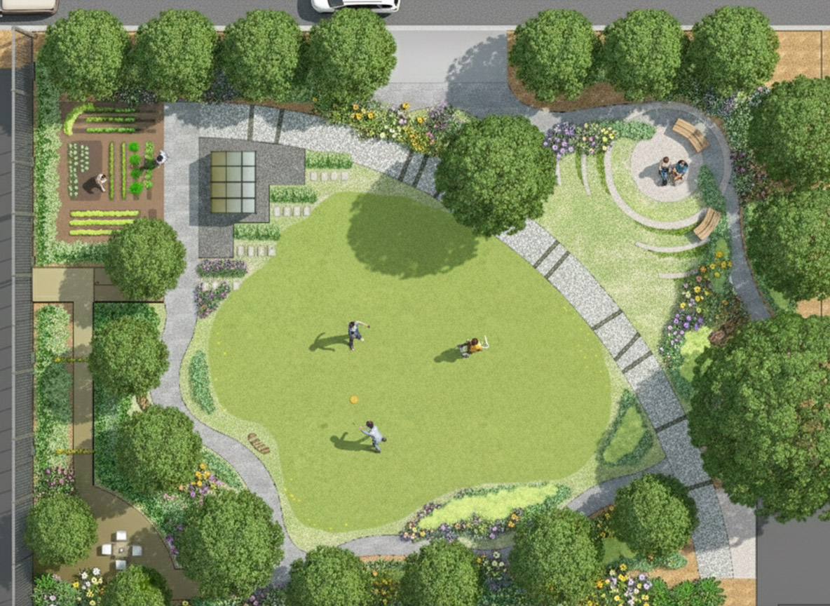 クリニック外構工事、駐車場.施工例