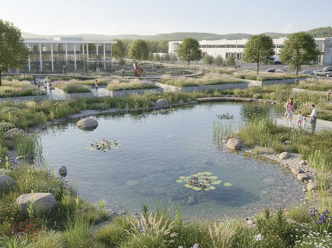 物流センター、物流倉庫や工場、倉庫の屋上や壁面を緑化することには多くのメリットがあります。例えば、屋上緑化は以下のような効果があります：
ヒートアイランド現象の緩和: 植物の蒸散作用により周辺の気温を下げることができます。
省エネ効果: 屋内の気温を下げることで空調の稼働率が減り、エネルギー消費を抑えることができます。
景観の向上: 美しい緑の景観を作り出し、建物の価値を維持します。
環境貢献: 二酸化炭素の吸収や地球温暖化対策に貢献します。
壁面緑化も同様に、美観の向上や環境改善に役立ちます。物流センターの緑化は、企業のCSR（企業の社会的責任）活動としても評価されることが多いです。
具体的な事例としては、大規模物流センターの屋上緑化があります。例えば、折板屋根の上に緑化を施し、省管理型の高麗芝を使用することで、省エネ効果や景観の向上が期待できます。