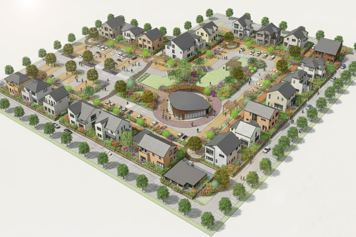 住宅展示場、エクステリア展示場