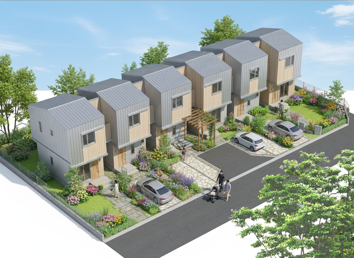 住宅展示場、エクステリア展示場