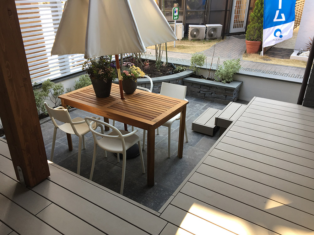 川越住宅展示場、エクステリア展示場